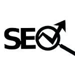 An SEO logo spelling SEO on a transparent Back ground