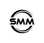 SMM logo design with a transparent background